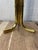 Brass Postmodern Polished Brass Pedestal Plant Stand, Sculptural Modernist Form For Sale - Image 8 of 8