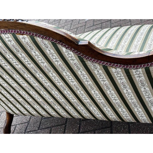 Victorian Walnut Framed Sofa with Cabriole Legs For Sale - Image 14 of 15