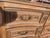 19th Century Carved Bell Flower European 3 Draw Chest Commode Dresser Brass Pull For Sale - Image 6 of 12