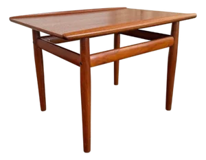 Scandinavian Modern Teak Side Table by Grete Jalk for Glostrup Mobelfabrik