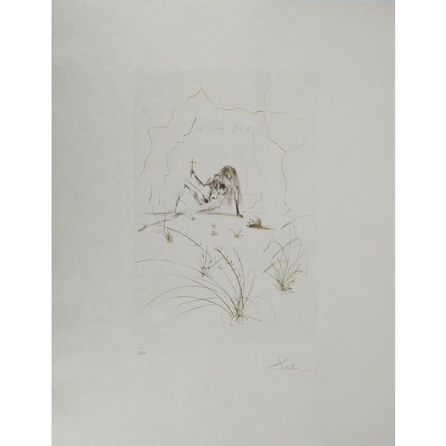 Salvador Dali, Nude, Brother Ogrin, The Hermit, 1970, Engraving For Sale - Image 7 of 7
