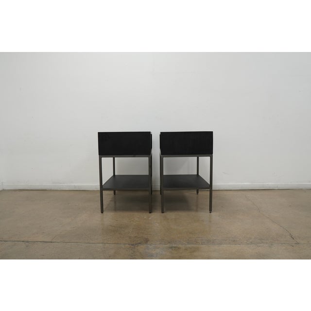 Black Four Hands Trey Nightstands (Set of 2) For Sale - Image 8 of 15