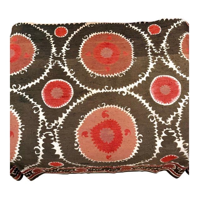 Large Antique Uzbeck Suzani For Sale