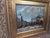 Framed Venetian Piazza San Marco Original Oil Painting Signed Rergito, Mid-20th Century For Sale - Image 9 of 14