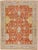 Textile Early 21st Century Rust Modern Tabriz Handmade Indian Wool Rug With Floral Pattern by Apadana For Sale - Image 7 of 7
