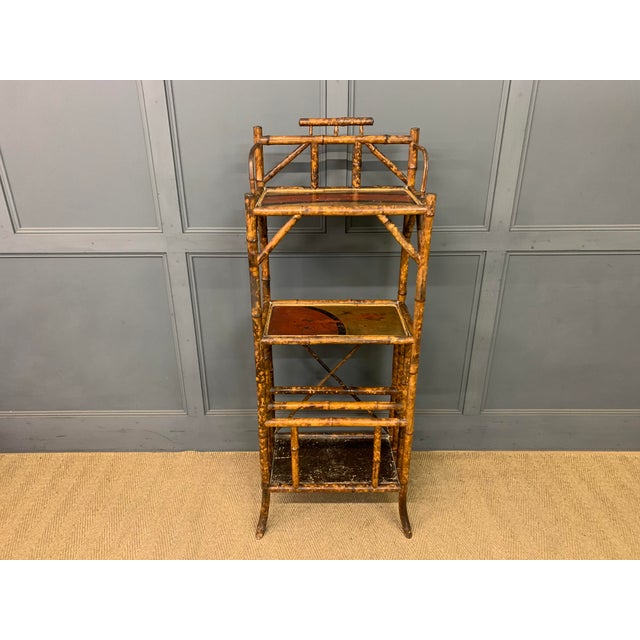 Victorian Bamboo Canterbury Whatnot, 1885 For Sale - Image 12 of 14