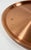 Vintage Large Round Copper Serving Tray For Sale - Image 4 of 5