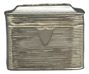 1873 Hallmarked Dutch 833 Standard Silver Scent Box
