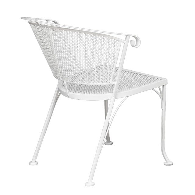 Mid 20th Century Mid 20th Century Wire Garden Chairs Set of 3 For Sale - Image 5 of 14