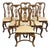 Vintage Kincaid Solid Oak Georgian Chairs - Set of 6 For Sale