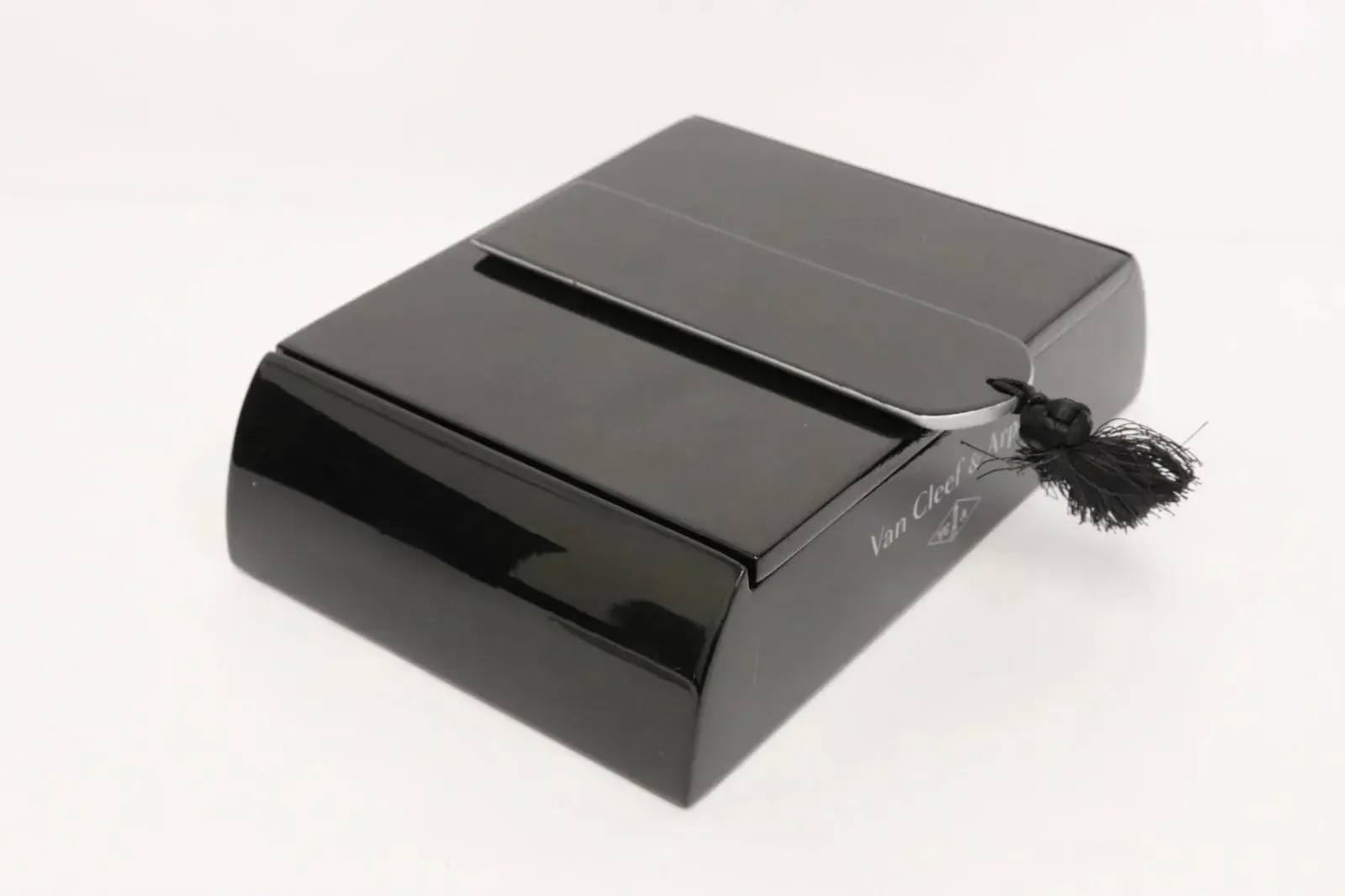 Black Lacquer Van Cleef & Arpels Jewelry Box | Chairish
