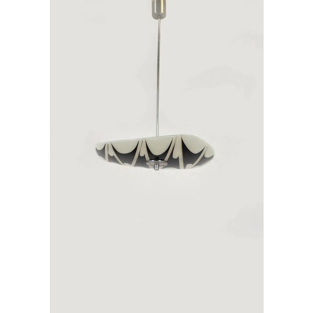 Mid-Century Patterned Ceiling Lamp from Napako For Sale - Image 16 of 16