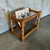 1970s Dutch Wood Magazine Rack with Leather Sling, 1970s For Sale - Image 5 of 12