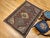 Vintage Persian Qashqai Tribal Area Rug, Hand-Knotted Wool, Geometric Medallions, 4x6, Rust & Navy For Sale In Chicago - Image 6 of 16