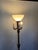 Green French Empire Ostriches Neoclassical Napoleonic Floor Lamp Marble, Bronze and Metals For Sale - Image 8 of 17