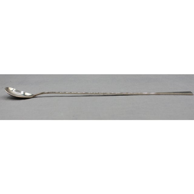 Silver Mid 20th Century Mid Century Modern American Gorham Sterling Silver Bar or Martini Spoon For Sale - Image 8 of 8