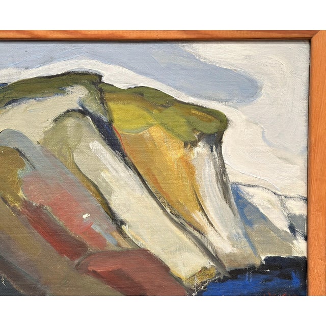 Stig Delang, Landscape, 1950s, Oil on Canvas, Framed For Sale - Image 15 of 18