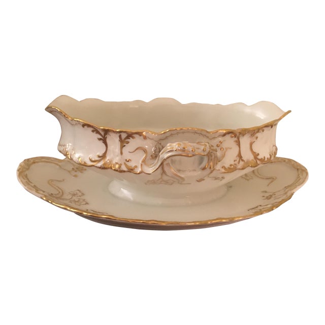 Early 20th Century Haviland Limoges Gravy Boat Chairish