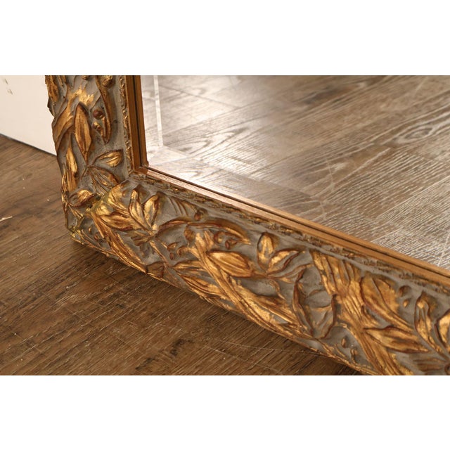 Late 20th Century LaBarge Italian Giltwood Carved Wall Mirror For Sale - Image 16 of 18