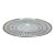 Late 20th Century Reticulated Pierced Footed Silver Plate Cake Serving Tray Stand 10" For Sale