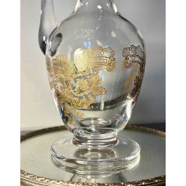 Vintage French Crystal Pitcher from Sèvres, 2010s For Sale - Image 12 of 15