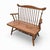 Vintage Wooden Bench – Spindle Back Bench, Classic Farmhouse Style, Elegant Seating, Rustic Home Furniture For Sale - Image 15 of 17
