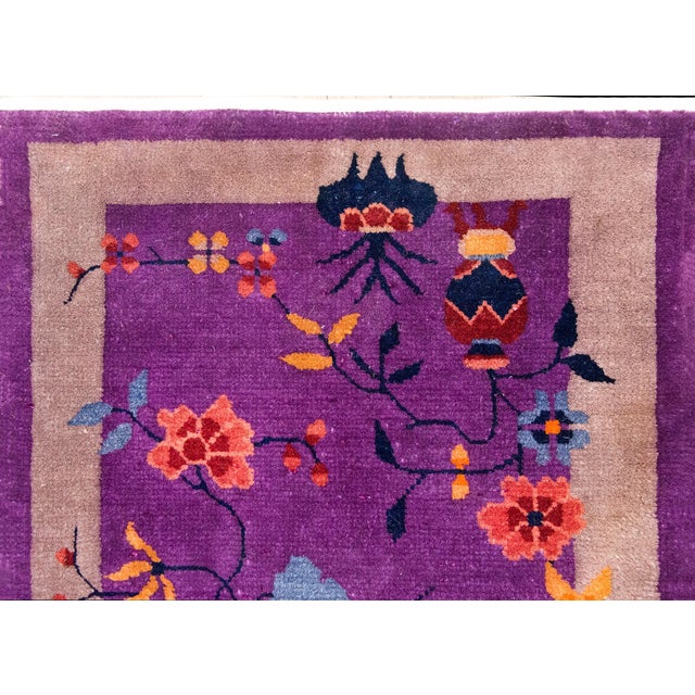 Art Deco Early 20th Century Chinese Art Deco Rug For Sale - Image 3 of 16