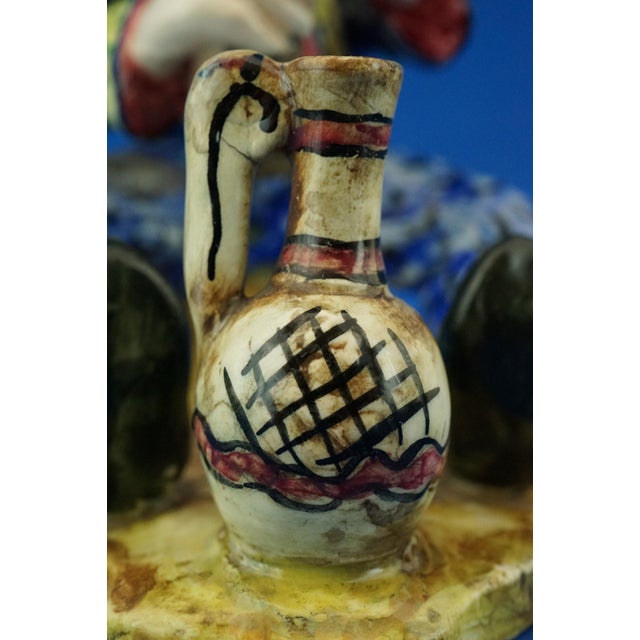 Vintage Italian Art Deco Ceramic Figurine by Leopold Anzengruber, 1950s For Sale - Image 17 of 18