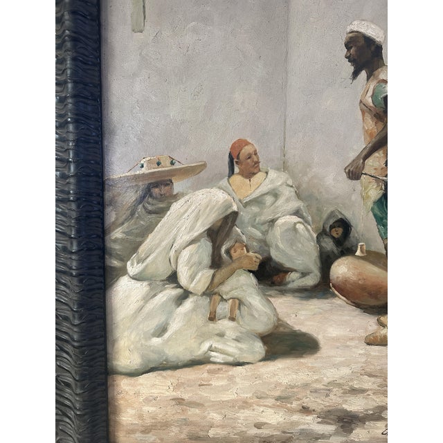 Goran Latif, The Water Seller, 1970s, Oil on Canvas For Sale - Image 13 of 15