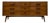 Vintage United MCM Nine Drawer Lowboy Dresser Collectible Mid Century Walnut For Sale