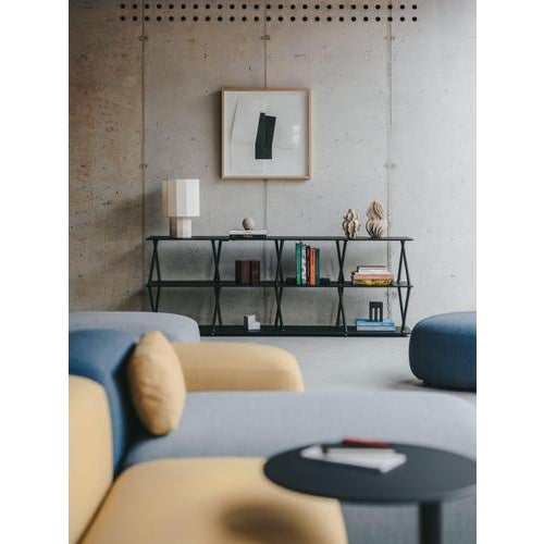 White Travertine Small Roma II Dodecagon Table Lamp by Nassi For Sale - Image 4 of 5