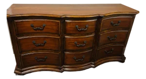 Ethan Allen Tuscany Marco Serpentine 9-Drawer Dresser