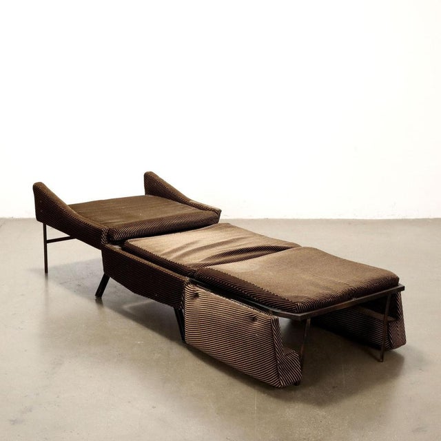 Brown Vintage Armchairs in Velvet Foam, Italy, 1970s For Sale - Image 8 of 12