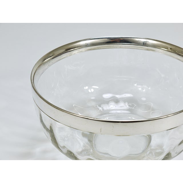Art Nouveau Meteor Bowl with Silver Rim from Bakalowits & Söhne, 1900s For Sale - Image 10 of 16