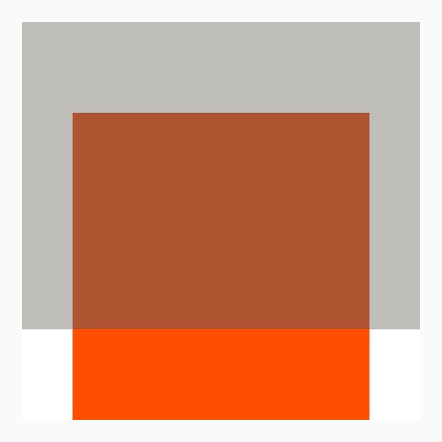 Contemporary The Interaction of Gray and Orange Fine Art Print 25" X 30" by Liz Roache For Sale - Image 3 of 6