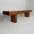 Italian modern solid wood console, 1970s Console table made of solid wood with a warm finish. The top is long and thick,...