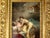 Gold Jean Baptiste Antoine Emile Beranger, Neoclassical Romantic Love Scene, 19th Century, Oil on Canvas For Sale - Image 8 of 10