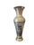 Pair of Large Mid-Century Indian Etched Brass Vases For Sale - Image 4 of 11