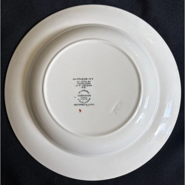 1940s Napoleon Ivy Wedgwood Soup Bowls - Set of 7 For Sale - Image 10 of 10