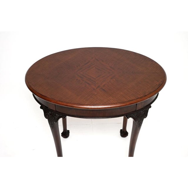 Antique Edwardian Satinwood Occasional Card Table, 1900s For Sale - Image 6 of 10