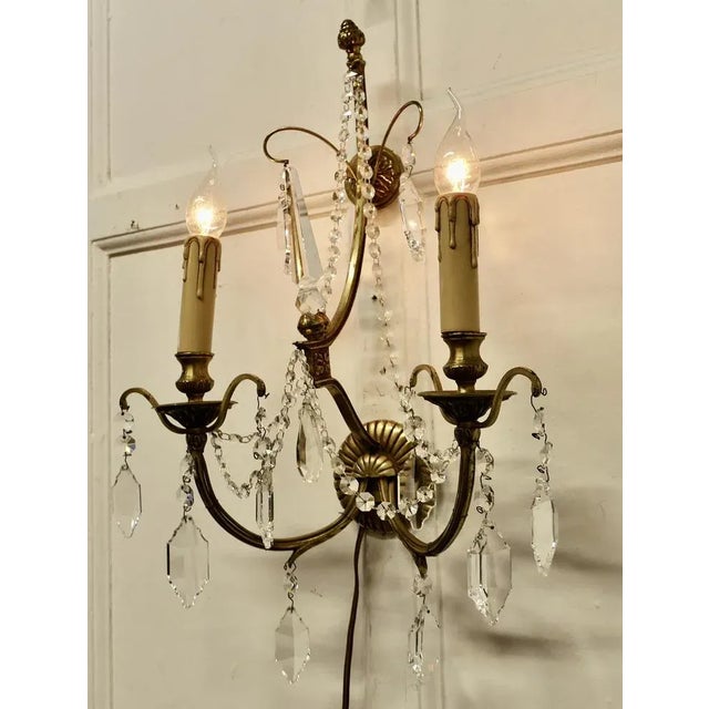 French Wall Sconces, 1920s, Set of 2 For Sale - Image 3 of 12