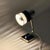 Blue and Chrome Desk Lamp with Slotted Shade, Italy, 1970s For Sale - Image 13 of 16