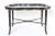Ebony Antique Ebony Tray Table with Glass Top- 3 Pieces For Sale - Image 8 of 12