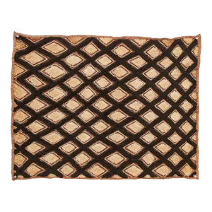 Patterned African Kuba Cloth Panel