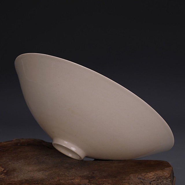 1960s 1960s Incised Pale Glazed Bowl With Peony Motif For Sale - Image 5 of 6