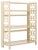 Organize in style with the distinctive low bookcase crafted of solid pine wood with antique white finish.Whether used...