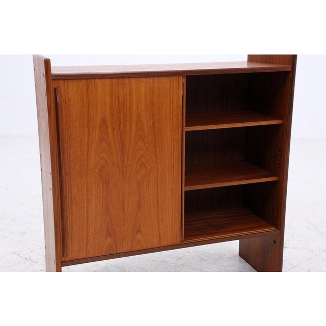 Vintage Teak Chest of Drawers with Sliding Doors, 1960s For Sale - Image 10 of 14