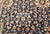 1900 - 1909 Vintage Persian Malayer Area Rug, Hand-Knotted Wool, Geometric Pattern, 5x7, Navy & Ivory For Sale - Image 5 of 18