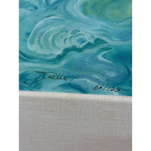 Blue Joelle C La Mer Limited Edition Art Print, Signed For Sale - Image 8 of 12