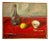 Raymond Legrand, Still Life with Lemon, Oil on Canvas For Sale
